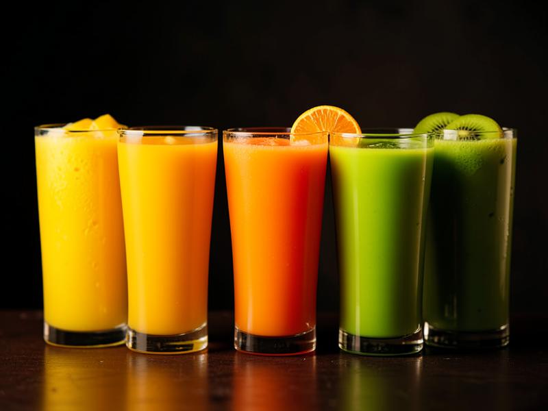 Fresh pressed juices